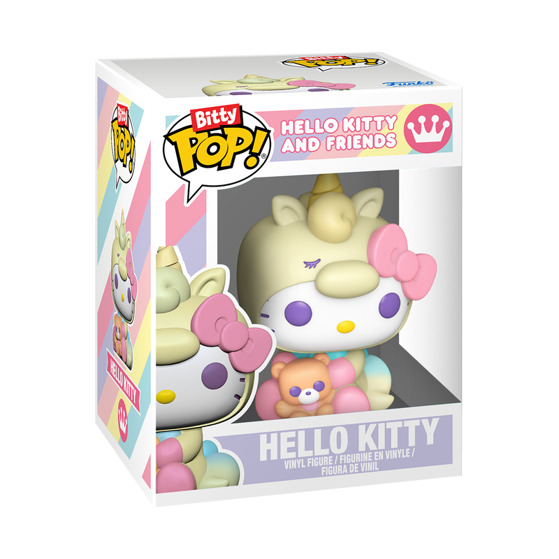 Alternative view of Bitty Pop! & Accessories Hello Kitty (Unicorn) & Keychain