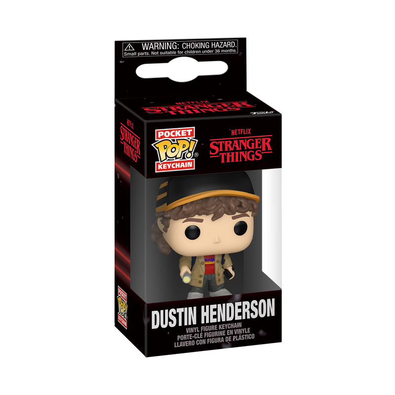 Alternative view of Pop! Keychain Dustin Henderson