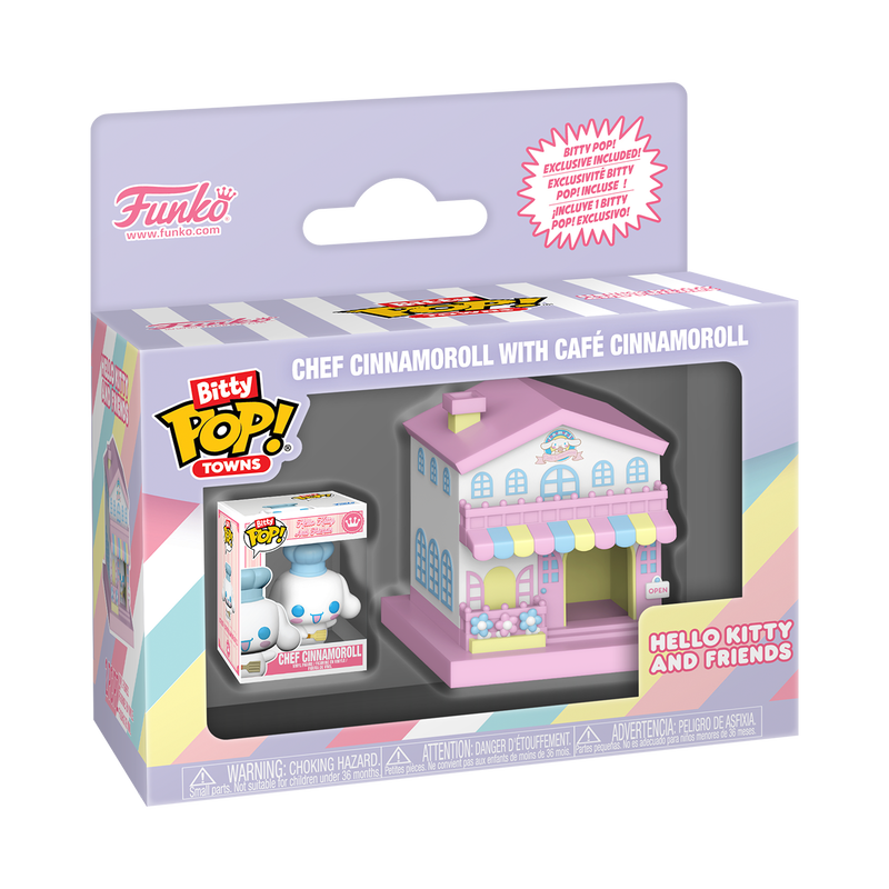 Alternative view of Bitty Pop! Towns Chef Cinnamoroll and Café Cinnamoroll