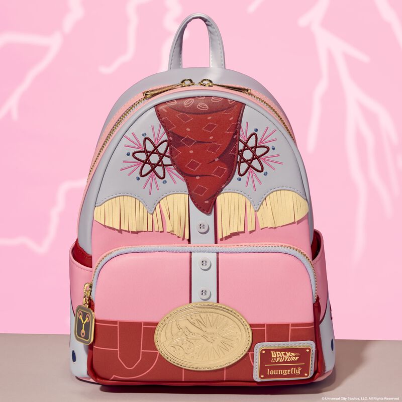 Alternative view of Back To The Future 40th Anniversary Marty McFly Western Cosplay Mini Backpack
