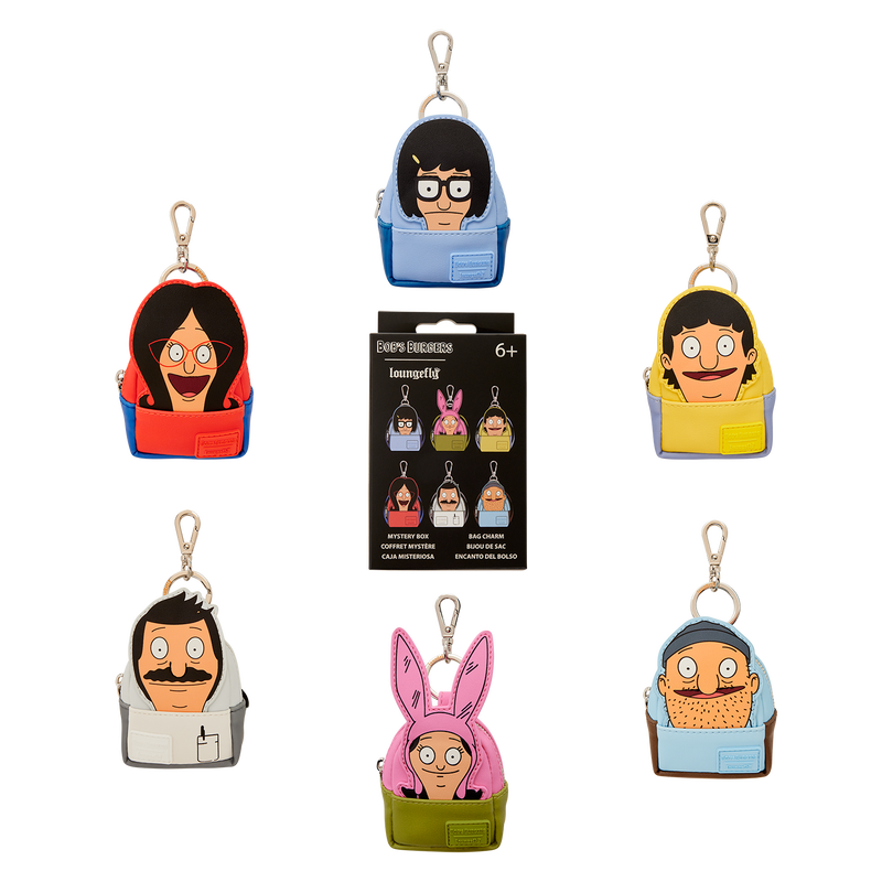 Bob's Burgers Cosplay Mystery Mini Backpack Keychain Charm