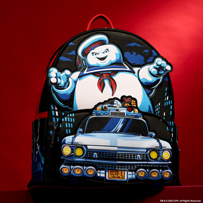 Alternative view of Ghostbusters Stay Puft Ecto-1 Light Up Mini Backpack