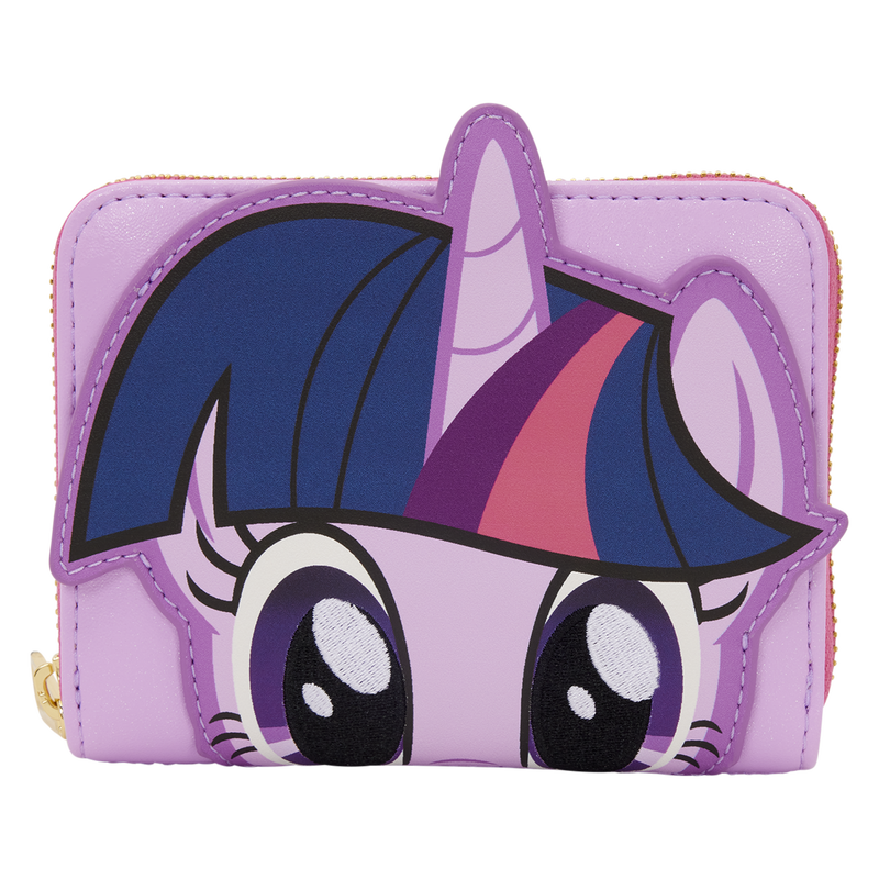 My Little Pony Twilight Sparkle Cosplay Glitter Zip Around Wallet