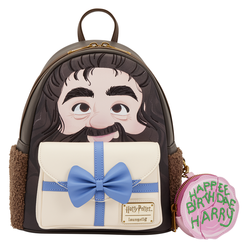 Harry Potter Hagrid Birthday Cake Cosplay Mini Backpack with Coin Bag