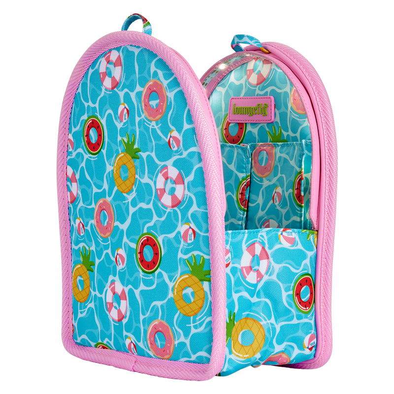 Alternative view of Loungefly Pool Day Light-Up Mini Backpack Bag Organizer Insert