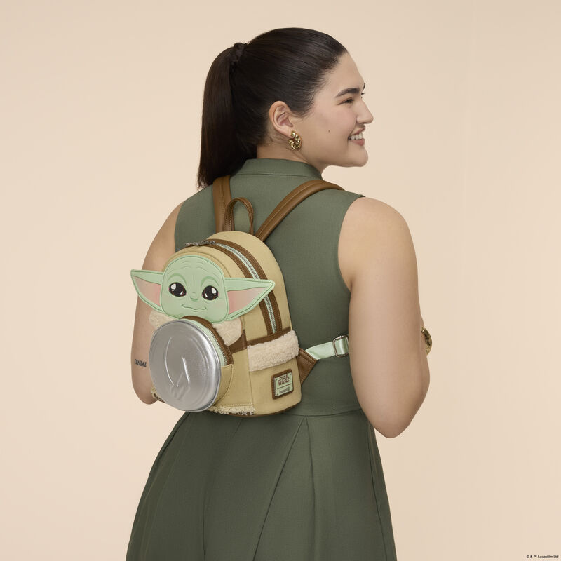 Alternative view of The Mandalorian Grogu Cosplay Mini Backpack