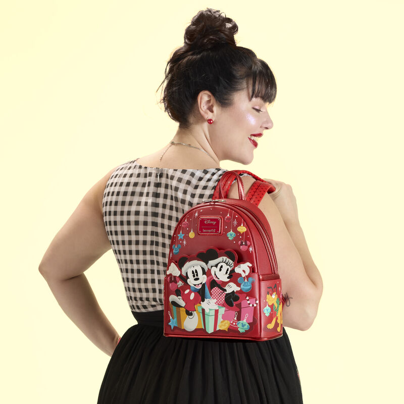 Alternative view of Mickey & Friends Exclusive Holiday Ornaments Mini Backpack