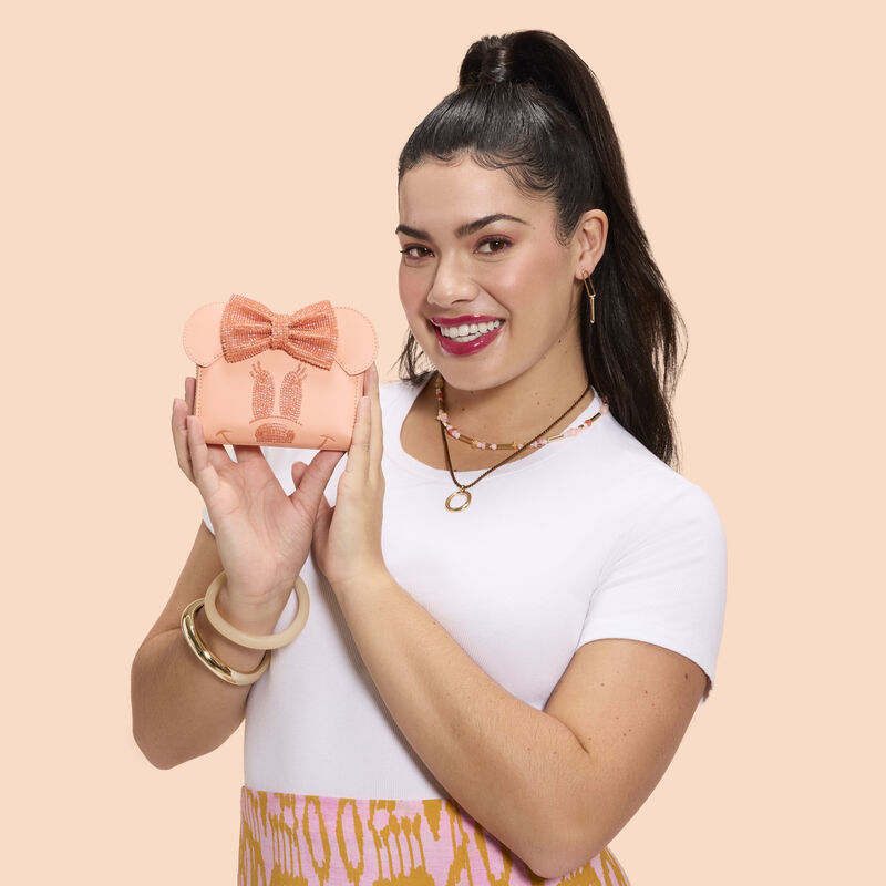Alternative view of Minnie Mouse Exclusive Coral Zip Around Wallet