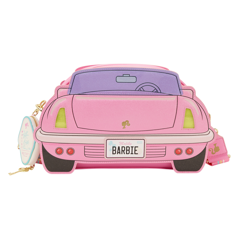Barbie Corvette Car Light-Up Crossbody Bag with Coin Bag