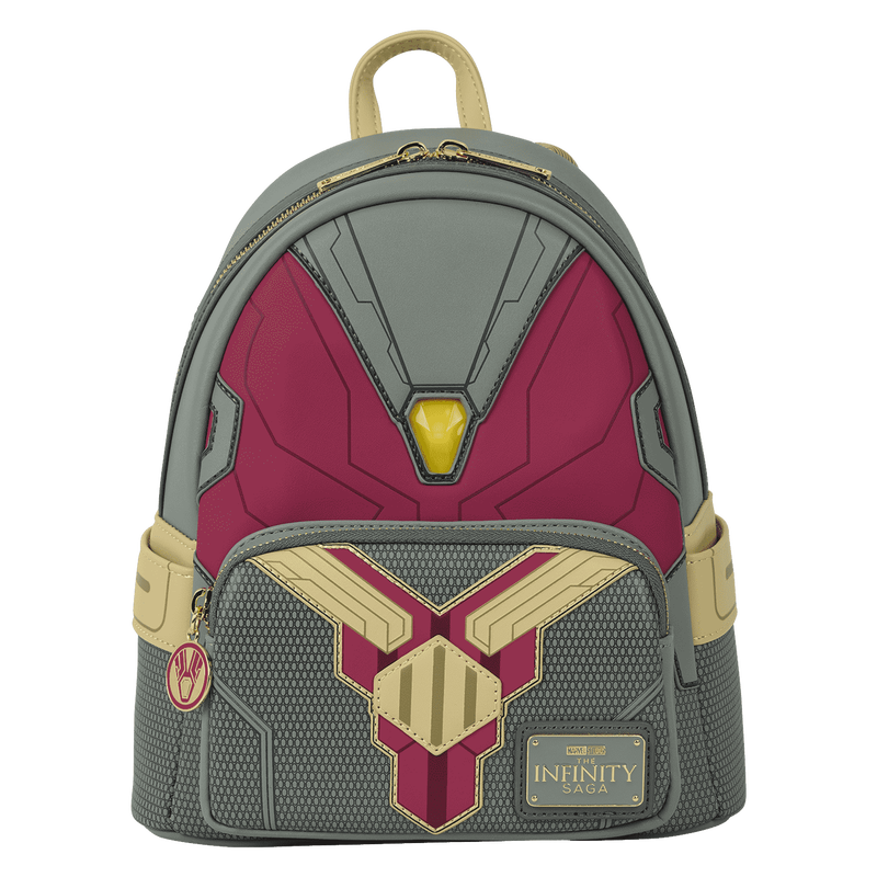 Marvel Exclusive Avengers Vision Light Up Cosplay Mini Backpack
