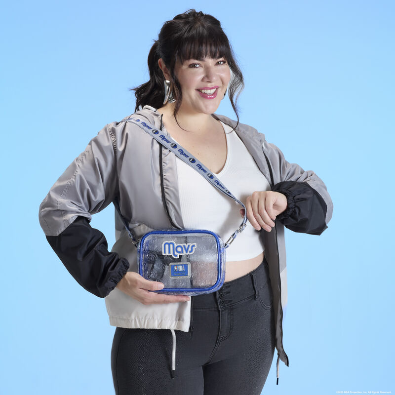 Alternative view of NBA Dallas Mavericks Clear Crossbody Stadium Bag