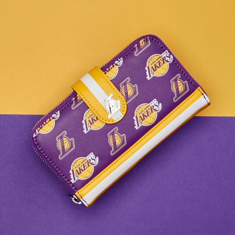 Alternative view of NBA Los Angeles Lakers Zip Around Wallet