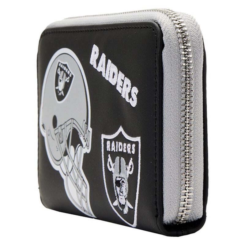 Alternative view of NFL Las Vegas Raiders Patches Zip Around Wallet