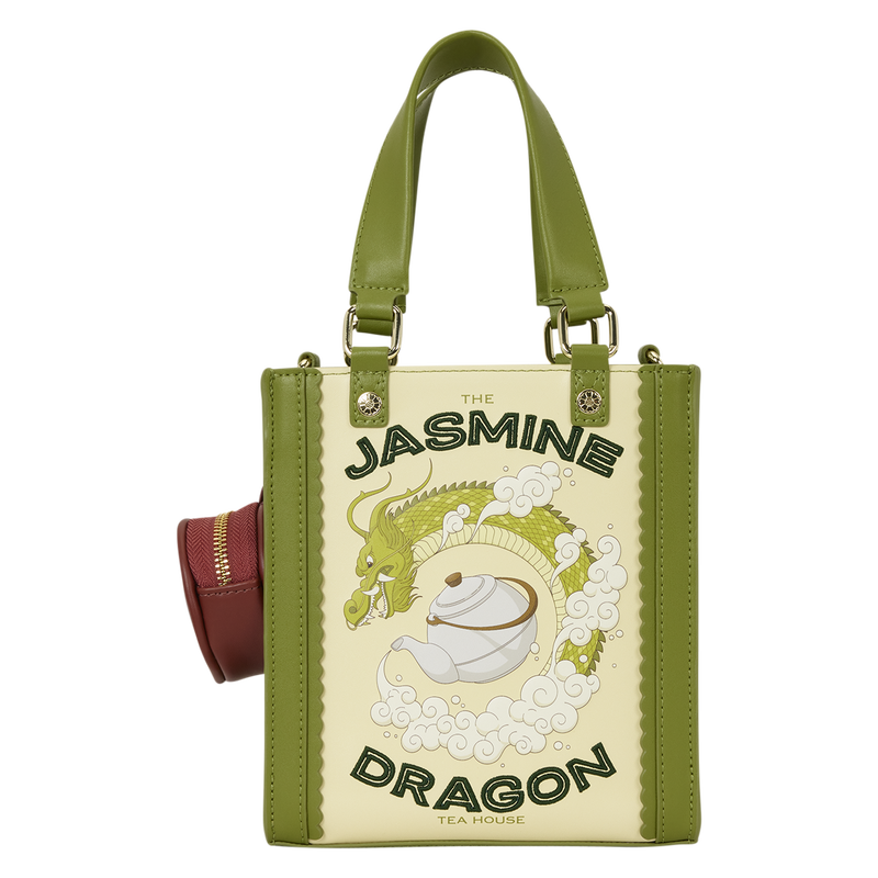 Avatar: The Last Airbender Jasmine Dragon Mini Tote Crossbody Bag with Coin Bag