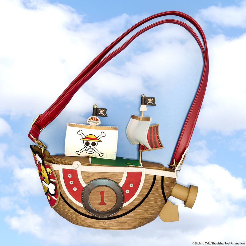 Alternative view of One Piece Thousand Sunny Ship Figural Crossbody Bag