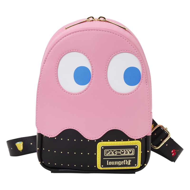 PAC-MAN Pinky Ghost Glow Sling Crossbody Bag