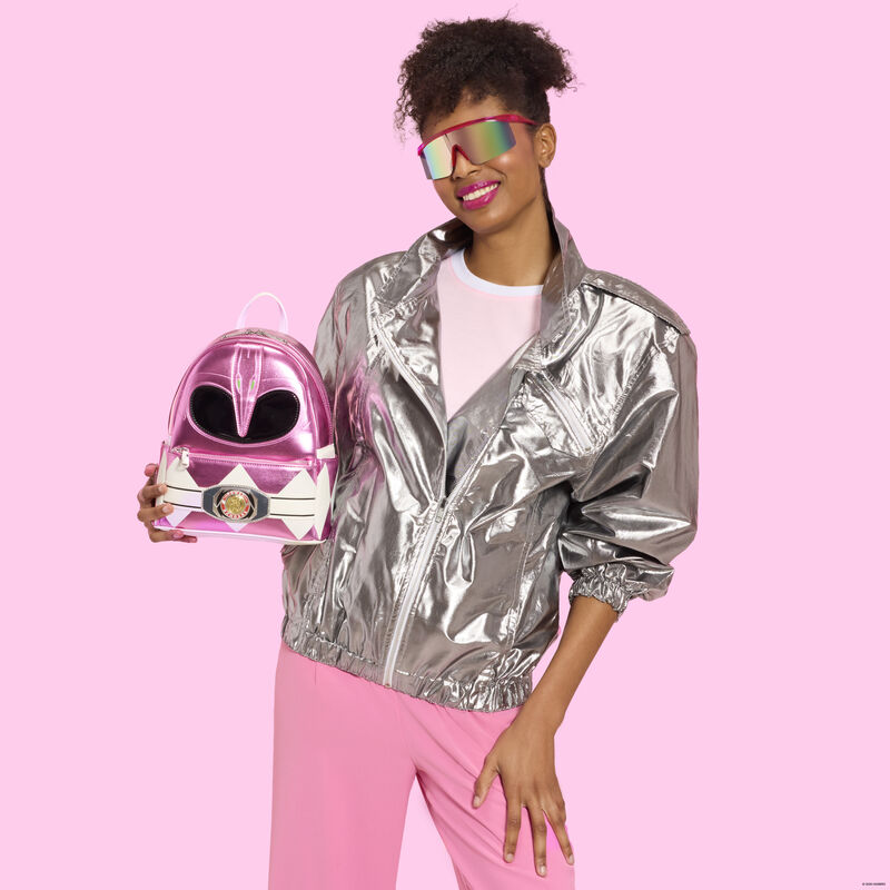 Alternative view of Power Rangers Pink Ranger Cosplay Mini Backpack