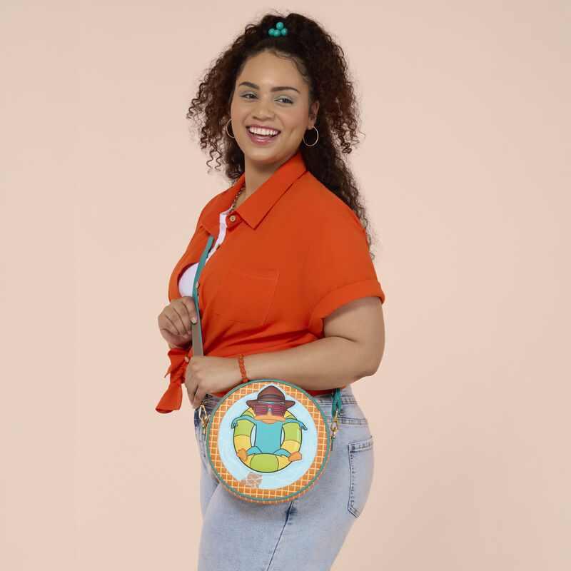 Alternative view of Phineas & Ferb Perry the Platypus Pool Crossbody Bag