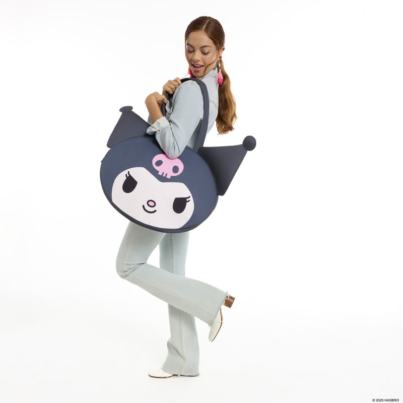 Alternative view of Sanrio Kuromi Cosplay Oversized Canvas Tote Bag