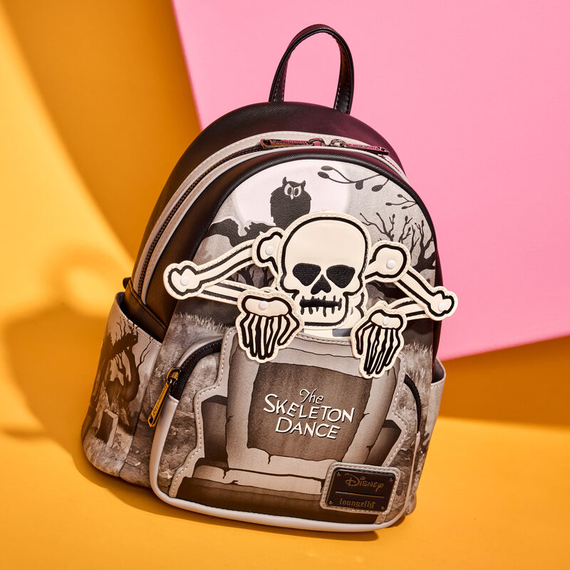 Alternative view of The Skeleton Dance 95th Anniversary Glow Mini Backpack