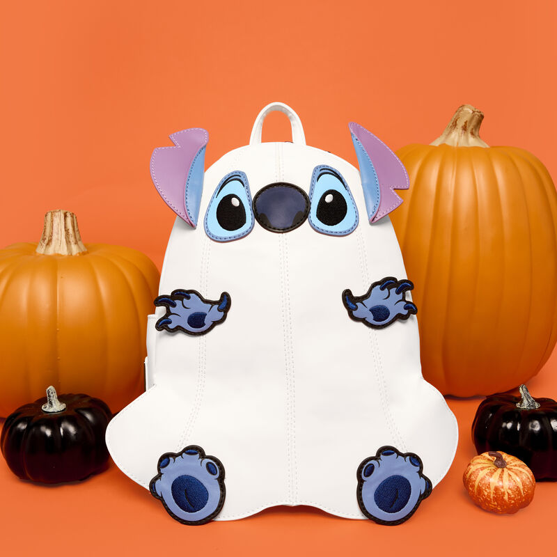 Alternative view of Stitch Ghost Costume Figural Glow Mini Backpack