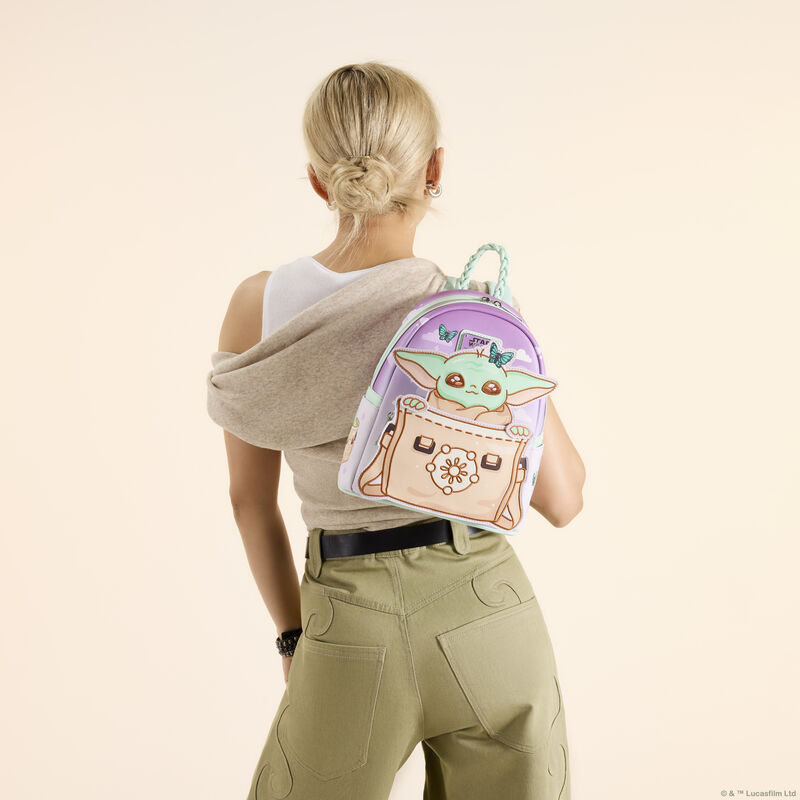 Alternative view of The Mandalorian Grogu Butterfly Mini Backpack