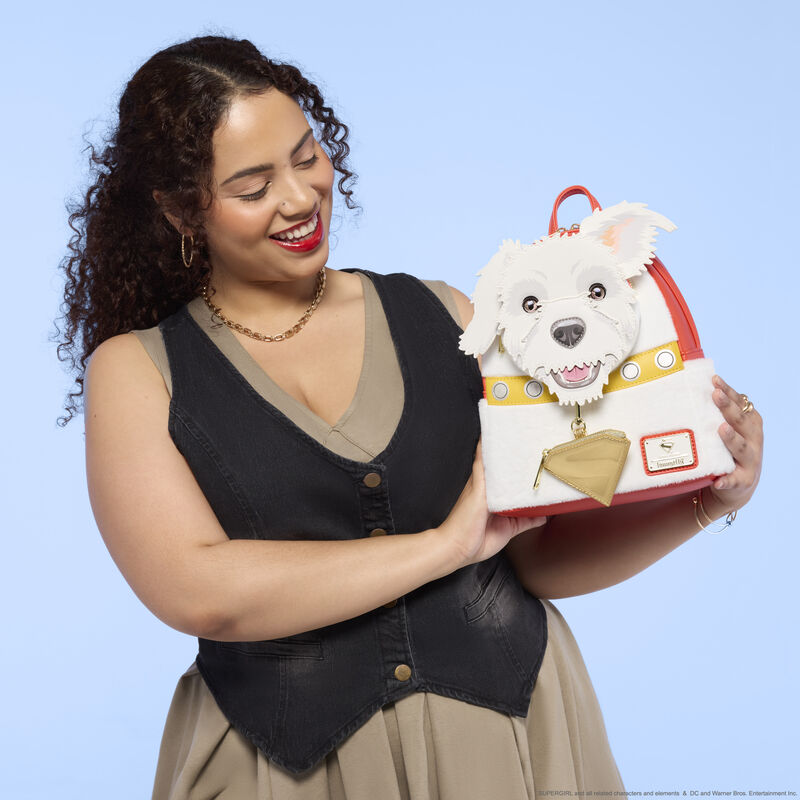 Alternative view of Supergirl Krypto Cosplay Mini Backpack
