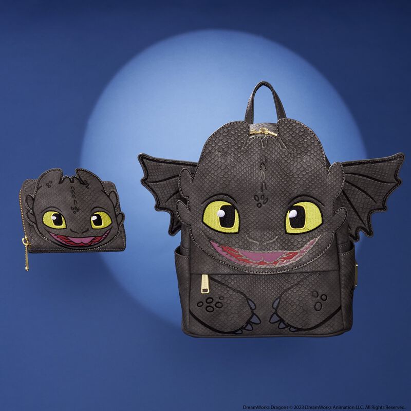 Alternative view of How to Train Your Dragon Toothless Cosplay Mini Backpack