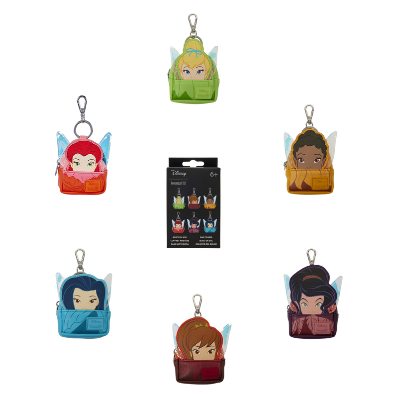 Disney Fairies Cosplay Mystery Mini Backpack Keychain Charm