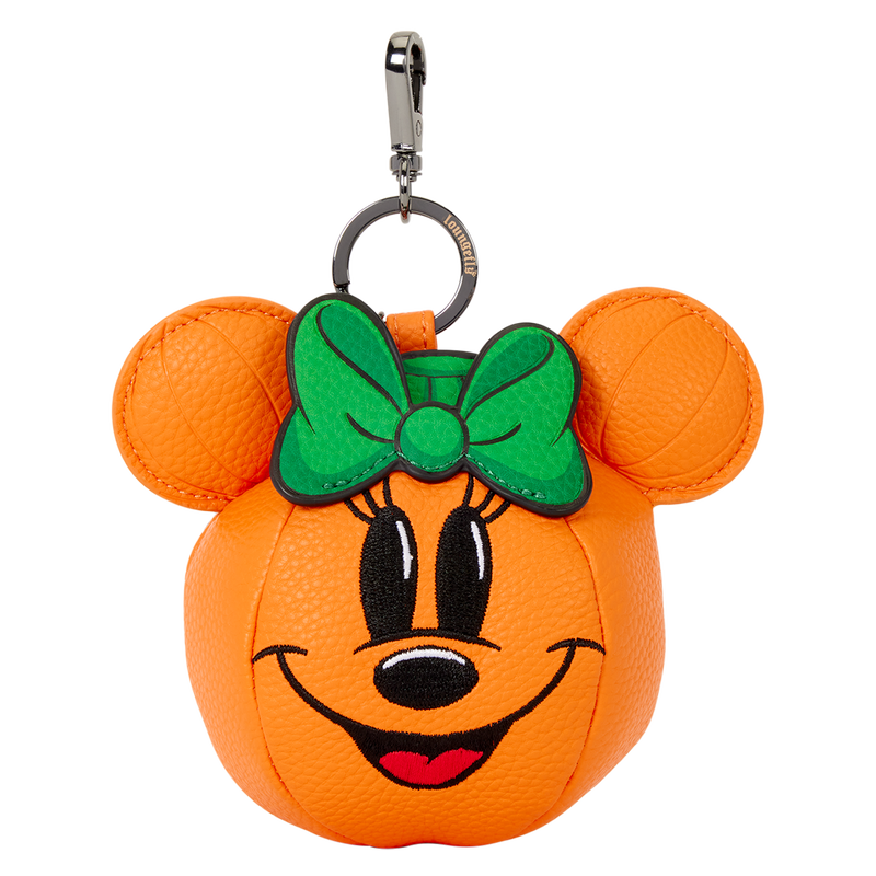 Minnie Mouse Pumpkin Figural Keychain Charm