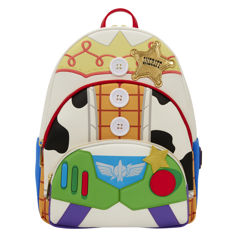 Toy Story 5 Triple Pocket Jessie, Woody, & Buzz Midi Backpack