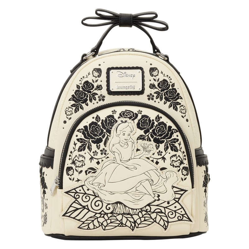 Alice in Wonderland Floral Mini Backpack