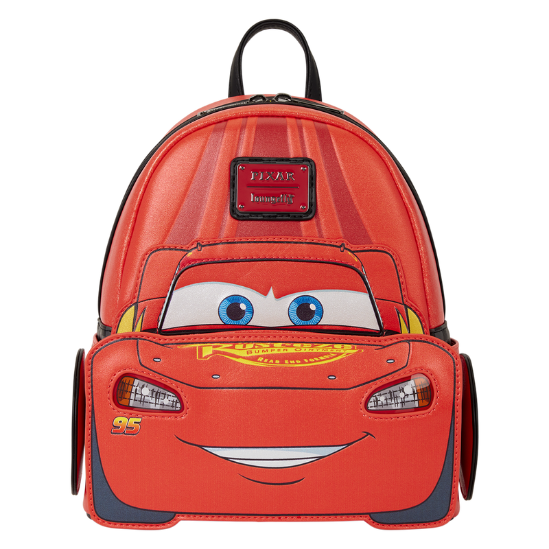 Cars 20th Anniversary Lightning McQueen Cosplay Light-Up Mini Backpack