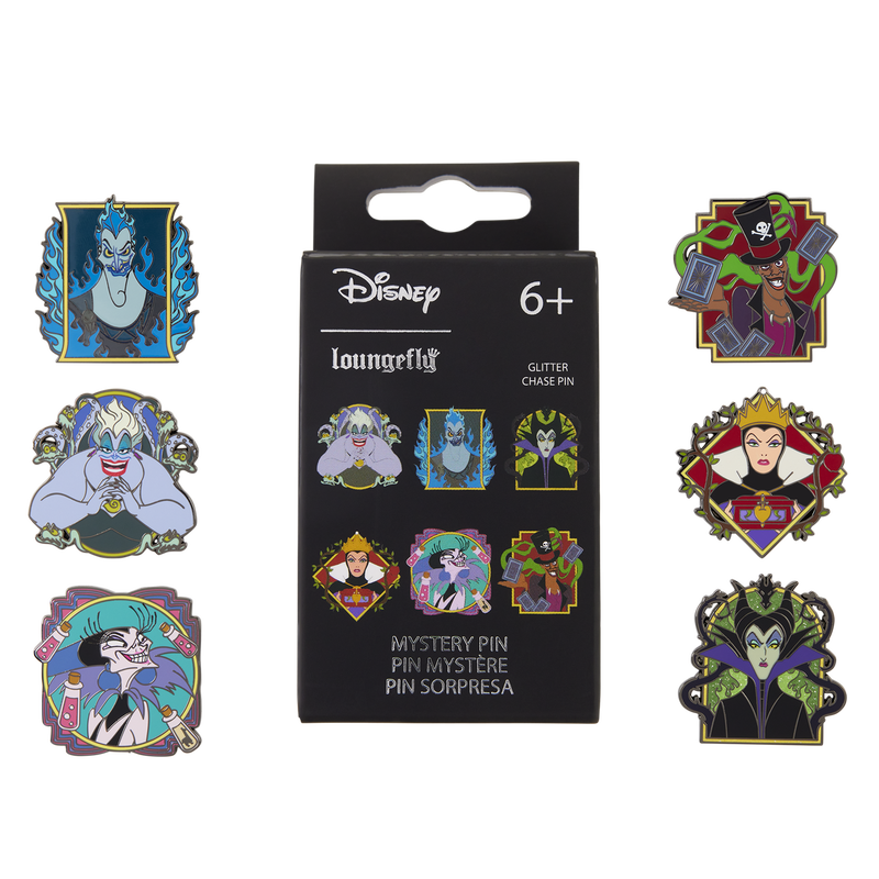 Disney Villains Portait Mystery Box Pins