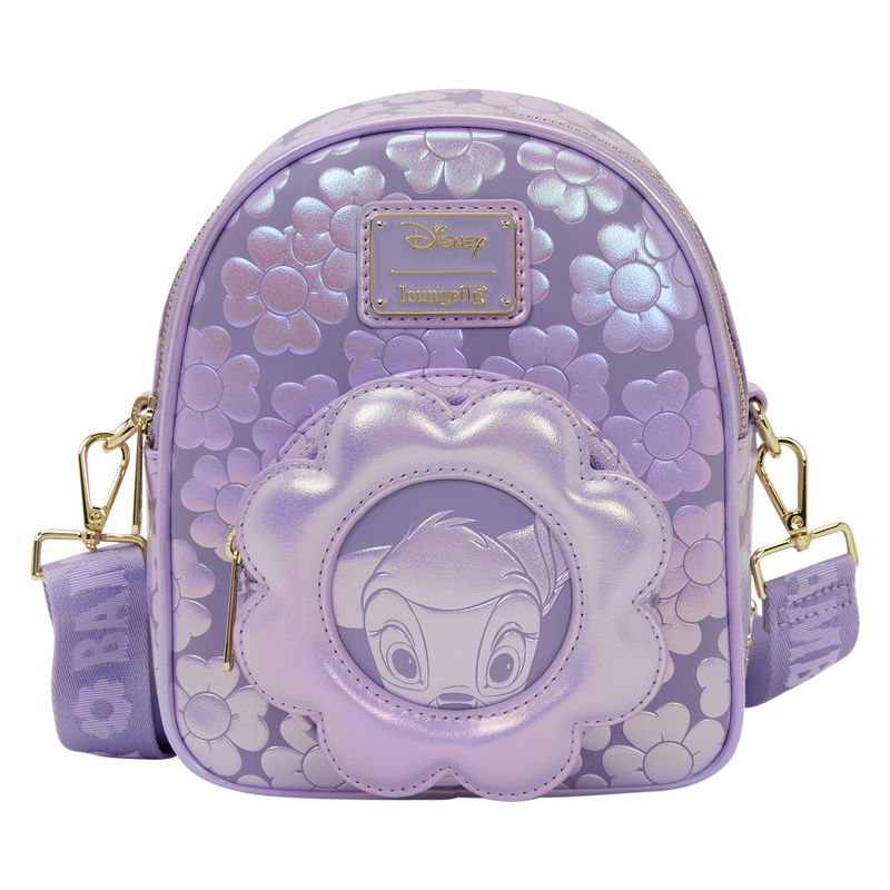 Bambi Iridescent Convertible Mini Backpack & Crossbody Bag