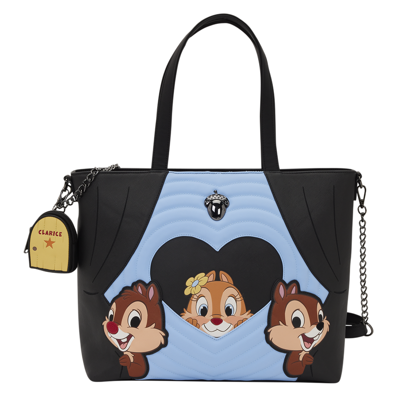 Chip 'n' Dale Two Chips & a Miss Tote Crossbody Bag with Coin Bag