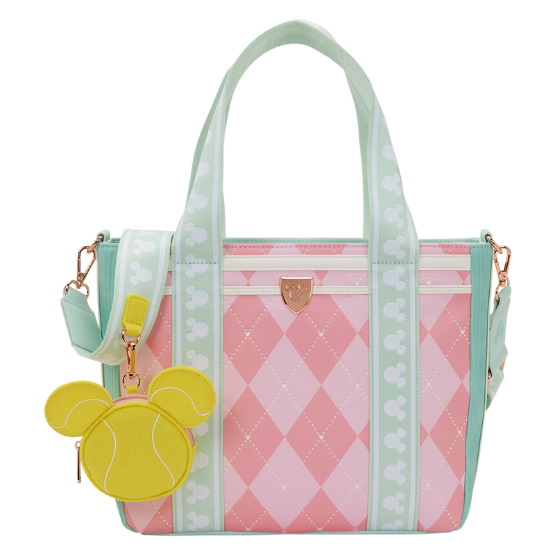Mickey Mouse Tennis Tote Crossbody Bag with Coin Bag