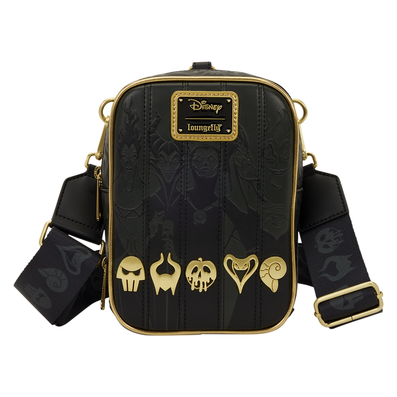 Disney Villains Exclusive Black & Gold Sling Crossbody Bag