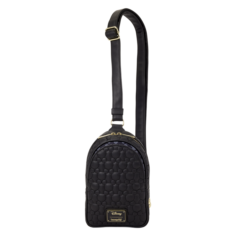 Mickey Mouse Silhouette All-Over Print Sling Crossbody Bag