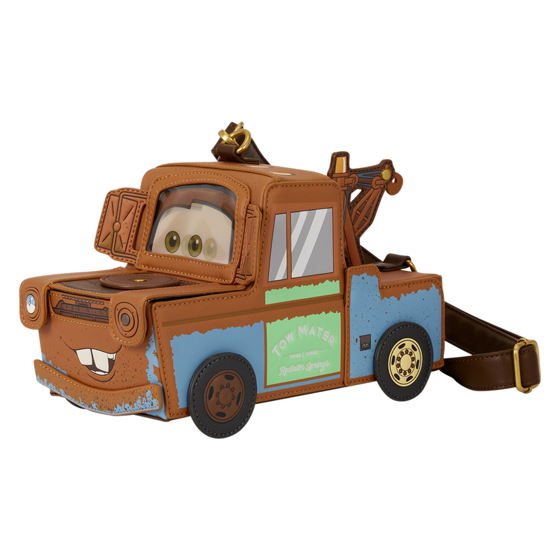 Cars 20th Anniversary Tow Mater Figural Crossbody Bag