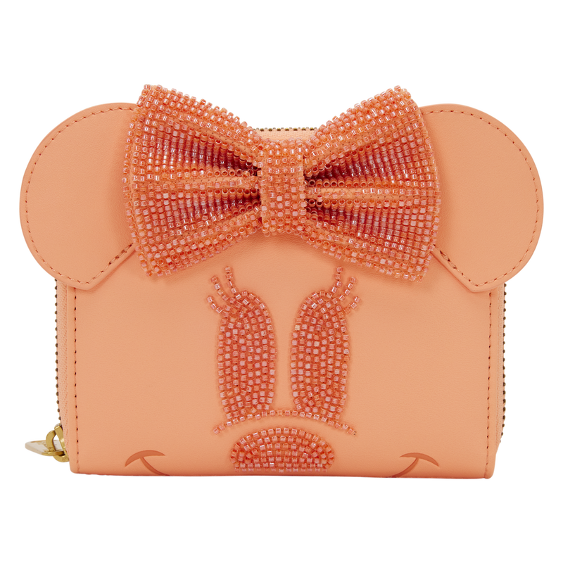 Minnie Mouse Exclusive Coral Zip Around Wallet