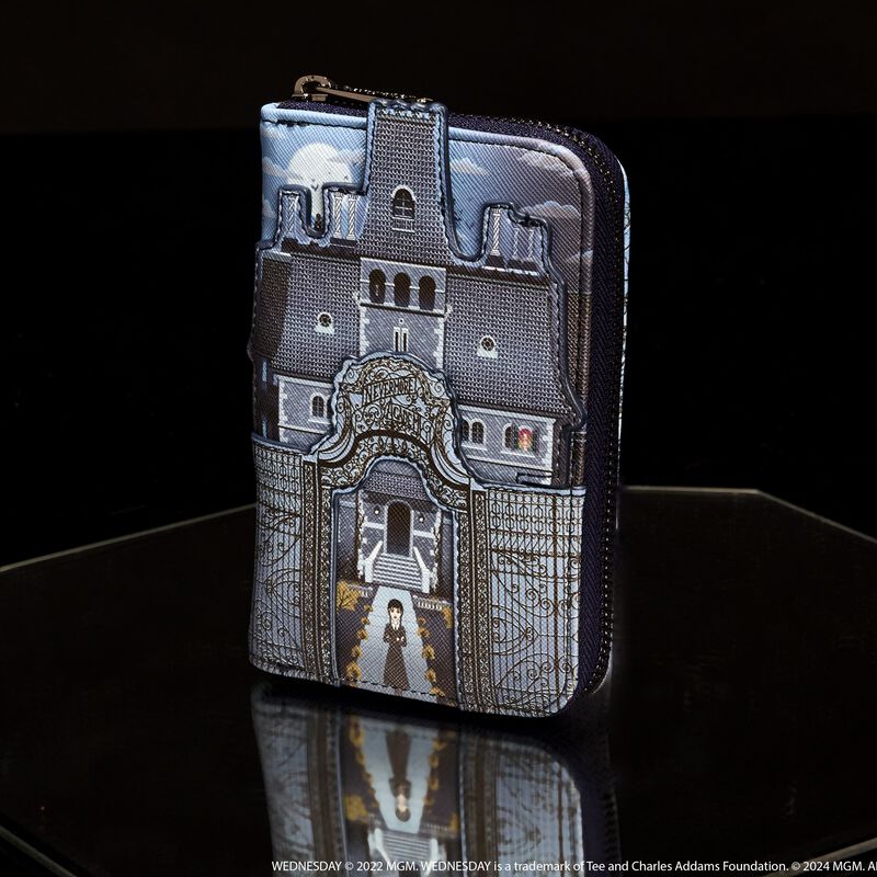 Alternative view of Wednesday Nevermore Academy Castle Zip Around Wallet